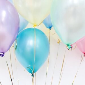 Pastel Birthday Bundle — 50 Balloons
