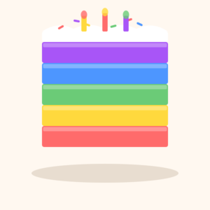 Rainbow Layer Cake